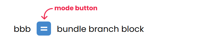 mode button example